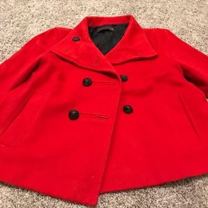 Gorgeous classic red Zara coat